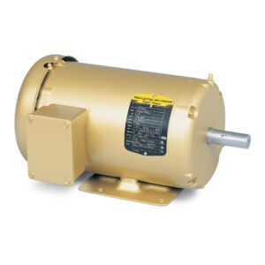 baldor Super-E motor with Baldor-Reliance shaft grounding brush